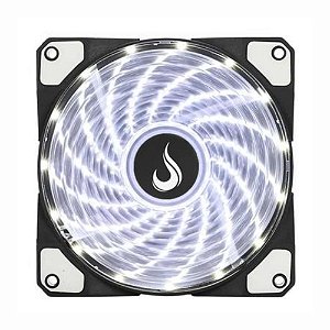 Cooler Fan Rise Mode Wind W1, 120mm LED Branco RW-WN-01-BW