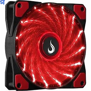 Cooler Fan Rise Mode Wind W1, 120mm LED Vermelho RW-WN-01-BR
