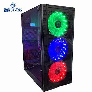 Computador Gamer Core i3-6100 3.70 GHz HD SSD 120GB- Memória 8GB- Placa Vídeo Asus GTX 1050 TI 4 GB 256Bits