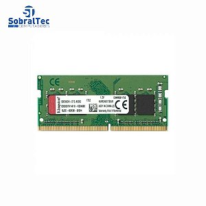 Memória Ram Notebook 8GB Kingston KVR24S17S8/8 2400Mhz DDR4 - Verde