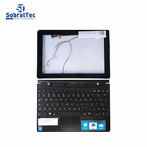 Kit Moldura Da Tela e Teclado Notebook CCE 2 Em 1 F10-30 Intel Atom Z3735G - USD