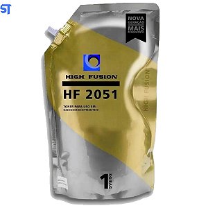 Refil Pó Para Recarga de Toner High Fusion HF 2051 -Samsung D203- D305 -D307 -T640- T650 1 Kg
