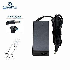 Fonte Notebook Compatível Com  Dell XPS 19.5V 2.31A 45W Plug 4.5 x 3.0Mm
