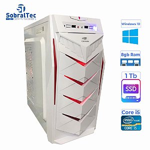 Computador Gamer Core i5-3330S HD SSD 1 TB Memória 8 GB Placa De Vídeo 4GB 256Bits