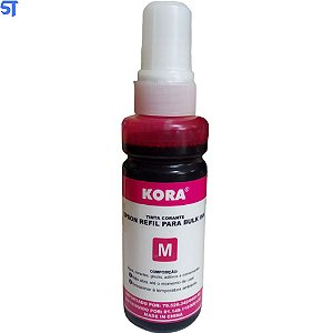 Tinta Refil Bulk Ink M Compativel Epson Corante Vermelho 100Ml Magento Kora R-EP100M