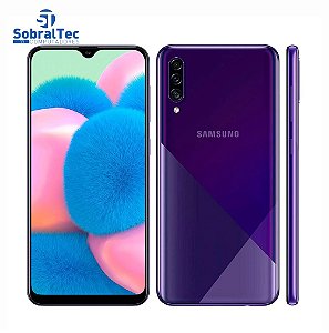Smartphone Samsung Galaxy A30s Violeta 64GB 4GB RAM Tela Infinita De 6.4" Câmera Traseira Tripla Leitor Digital