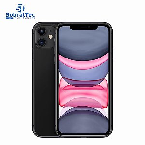 iPhone 11 Apple com 256GB, Tela Retina HD de 6,1” Dupla Câmera Traseira de 12 MP, Resistente à Água
