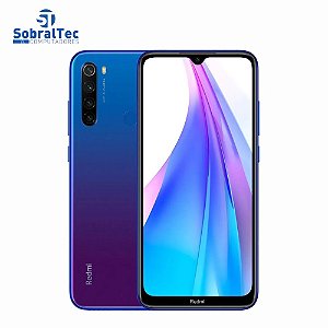 Smartphone Xiaomi Redmi Note 8T Starscape Blue 64GB 4Gb Ram 48MP Tela 6,3" Dual Sim Com Case Protetora M1908C3XG