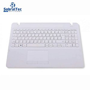Teclado para Notebook Samsung Expert X41 NP300E5K Com Top Cover Branco