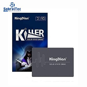HD SSD Kingdian 128Gb Solid State Driver 2.5 Sata3 Leitura 550Mb/s Escrita 400Mb/s Killer S370