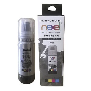 Tinta Refil Bulk Ink  Compativel Epson Corante 70Ml Preto -504/ 544 Nexel Para Ecotank L3150 / L3110 / L5190 / L3250