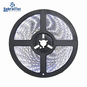 Fita LED Branca 3528 24W 12V 5050-W-DX IP65 5Mt