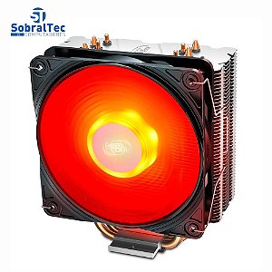 Cooler FAN DeepCool Gammaxx 400 V2, 120mm, LED Vermelho - DP-MCH4-GMX400V2-BL