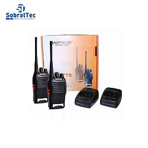 Kit 2 Radio Comunicador Walk Baofeng Bf-777s Alcance 9km + Fone