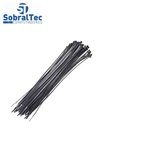 Abracadeira Nylon 3x150mm Com 100 Preta