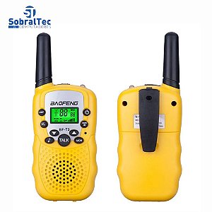 Mini Walkie Talkie Portátil Baofeng, Rádio Bf-t3 W, Dois Canais, Interfone, 2 0.5