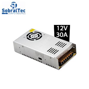 Fonte Chaveada 12V 30A- 110V-220V Sptmled Fn-073