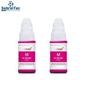 Refil De Tinta  Compativel Canon Nexel Magenta GL-190 70ML Para 1100-2100-3100-3102-4100-4102