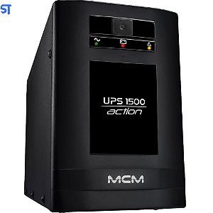Nobreak MCM 1500VA UPS1500 ACTION 3.1, 6 Tomadas, Bivolt/115V - UPS0230