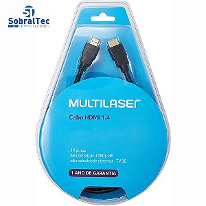 Cabo Hdmi 1.4 10 Metros Mulilaser WI250