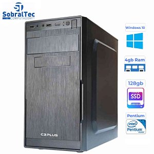 Computador Pentium Dual Core G2030 -3,0Ghz - HD SSD 128GB- Memória DDR3 de 4GB- Windows 10