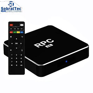 TV Box RPC 8K 32GB / Memória RAM 4GB / Android 9.0 - Preto