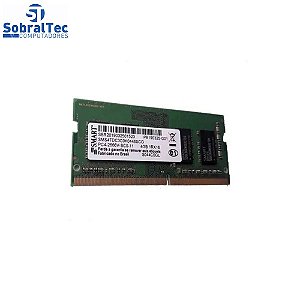Memória Notebook DDR4 Smart 4 GB PC4-2666V-SCO-11 1RX16