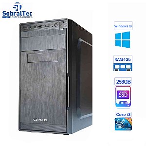 Computador  Core i3 3220 -HD SSD 256GB- Memória DDR3 de 4GB -Teclado e Mouse PV18314