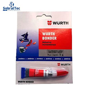 Cola Wurth Bonder Adesivo Instatanio 2 Gramas- Para Materiais Diversos
