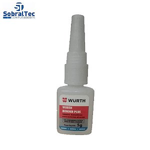 Cola Wurth Bonder Plus Adesivo Instatanio 5 Gramas Para Materiais Diversos