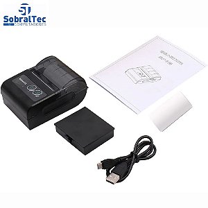 Mini Impressora Térmica 58mm Sem Fio Thermal Printer Aibecy