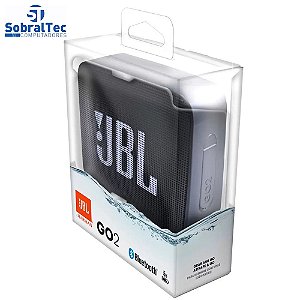 Mini Caixa de Som JBL GO 2 Bluetooth - Portátil 3W à Prova de Água Preto