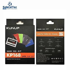 HD SSD Kunup 120Gb 2.5 Sata Leitura 500Mbps Gravação 200Mbps  KP168-120Gb
