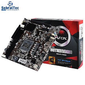Placa Mãe Lga 1155 Ddr3 Afox Chipset Intel H61-MA7 Vga- Hdmi- Usb 3.0