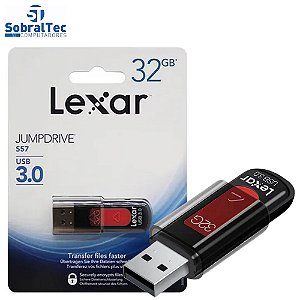 Pen Drive S57 USB 3.0 Jumpdrive Lexar 32Gb