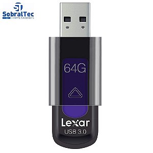 Pen Drive S57 USB 3.0 Jumpdrive Lexar 64Gb