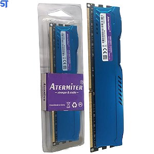 Memoria Ram Desktop DDR3  8GB 1600MHz Atermiter Azul