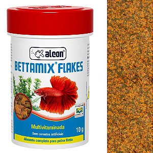 Alimento Alcon Bettamix Flakes - Ração Completa para Betta 10g
