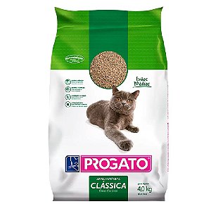 Granulado Higiênico Progato Clássica Para Gatos Grãos Médios 4kg