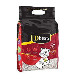 Granulado Higiênico Dbest Biodegradável Para Gatos Grãos Grossos