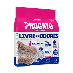 Granulado Higiênico Progato Branca Para Gatos