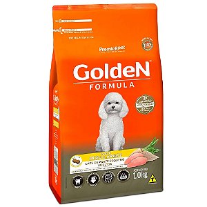 Ração Golden Fórmula Cães Adultos Porte Pequeno Sabor Peru e Arroz - PremierPet