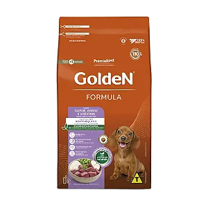 Ração Golden Fórmula Cães Filhotes Porte Pequeno Sabor Carne e Arroz - PremierPet
