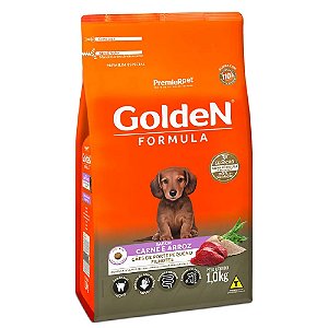 Ração Golden Fórmula Cães Filhotes Porte Pequeno Sabor Carne e Arroz - PremierPet