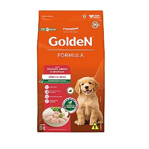 Ração Golden Fórmula Cães Filhotes Sabor Frango e Arroz - PremierPet