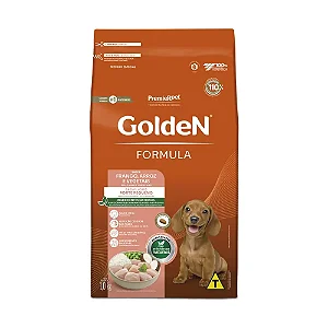 Ração Golden Fórmula Cães Filhotes Porte Pequeno Sabor Frango e Arroz - PremierPet