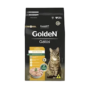 Ração Golden Gatos Adultos Sabor Frango - PremierPet