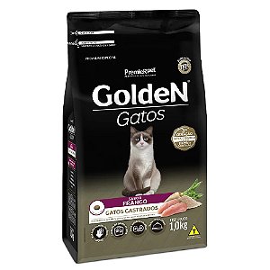 Ração Golden Gatos Castrados Sabor Frango - PremierPet