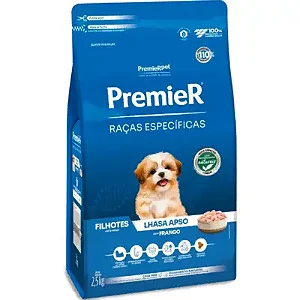 Ração Premier Raças Específicas Lhasa Apso Filhotes Sabor Frango - PremierPet