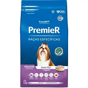 Ração Premier Raças Específicas Shih Tzu Adultos Sabor Frango - PremierPet